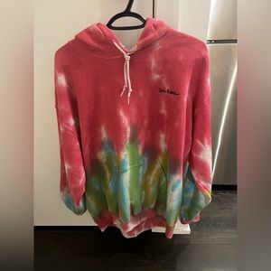 tie dye urban outfitters hoodie. Iets Frans sweater.